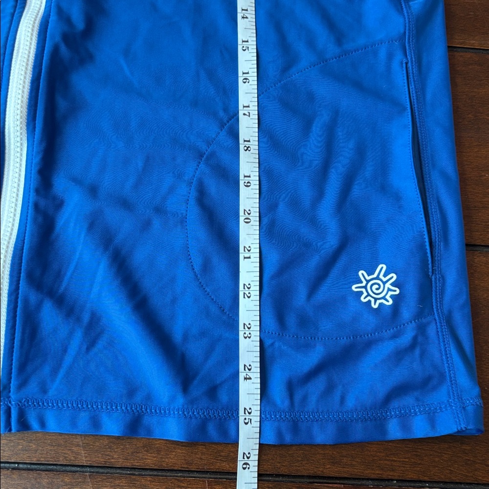 UVSkinz 3XL Blue UPF 50+ Zip-Front Sun Jacket Rash Guard - Picture 5 of 9